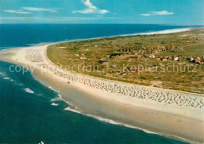 Langeoog Nordseebad Fliegeraufnahme Badestrand