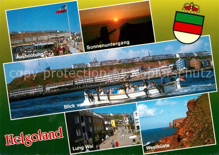 Helgoland Sonnenuntergang Lung Wai Ausbootung