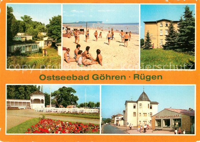Goehren Ruegen Strand FDGB Erholungsheim Konzertgarten