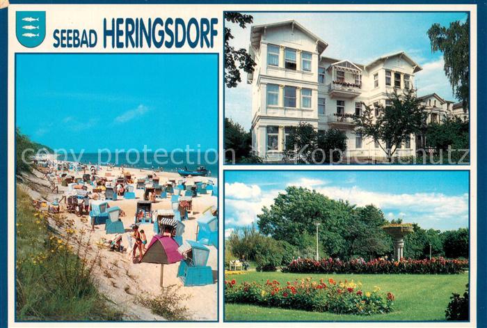 Heringsdorf Ostseebad Usedom Strand Park Seebaederhaeuser