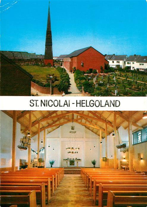 Helgoland Sankt Nicolai Altarraum