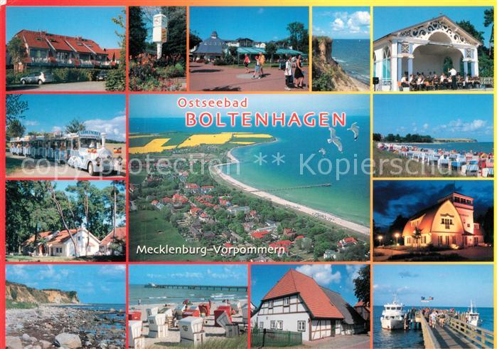 Boltenhagen Ostseebad Parkeisenbahn Konzerthalle Strand Schiffsnlegestelle