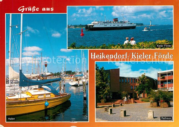 Heikendorf Bootshafen Rathaus Kieler Foerde