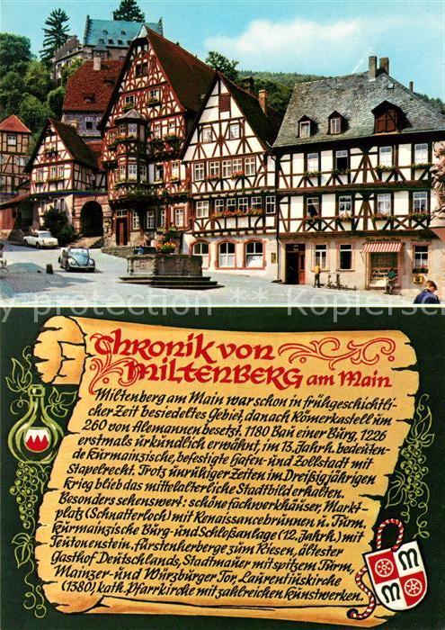 Miltenberg Main Fachwerkhaeuser Historischer Marktplatz