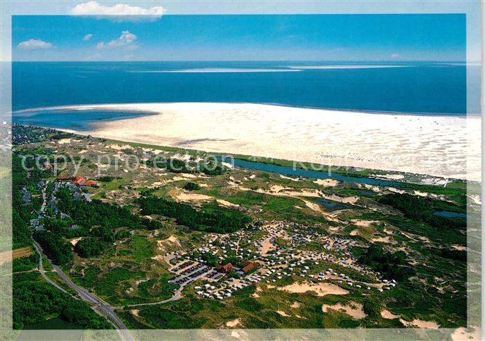 Amrum Fliegeraufnahme Strand Campingplatz
