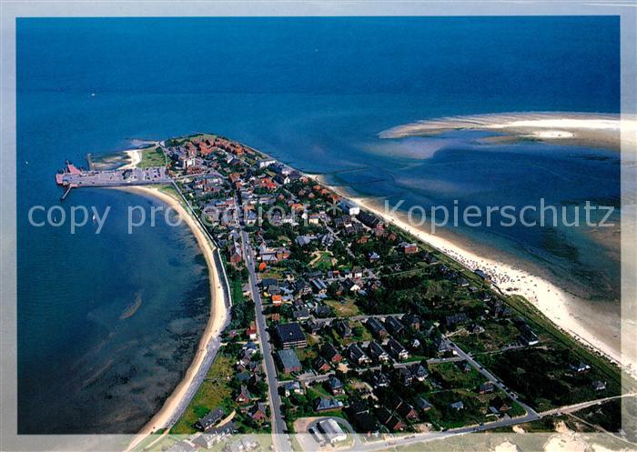 Amrum Fliegeraufnahme Hafenanleger