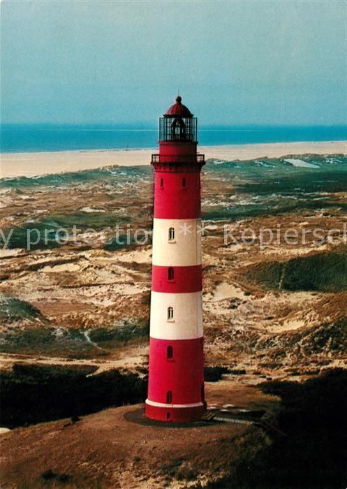 Amrum Leuchtfeuer Fliegeraufnahme Duenen