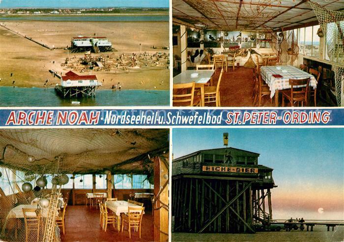Peter-Ording St Arche Noah Restaurant Fliegeraufnahme