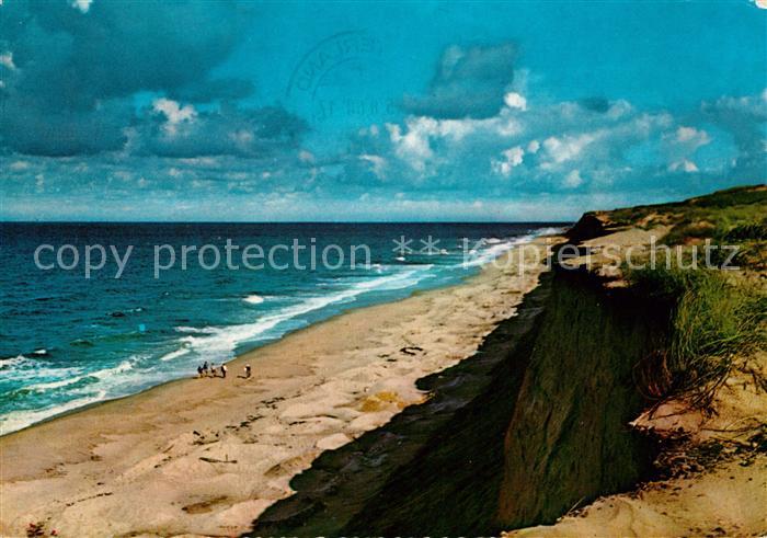 Sylt Rotes Kliff Steilkueste