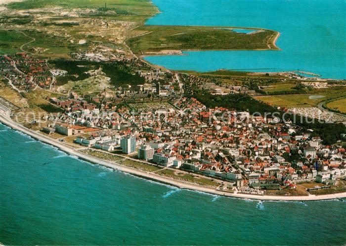 Norderney Nordseebad Fliegeraufnahme Strand