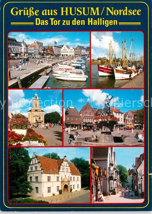 Husum Nordfriesland Denkmal Hafen Kirche