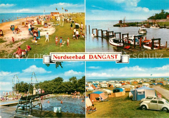 Dangast Nordseebad Strand Hafen Schwimmbad Campingplatz