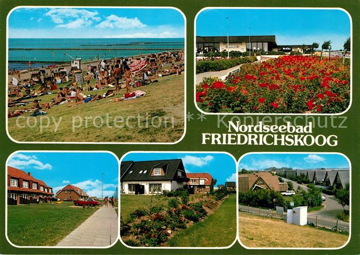 Friedrichskoog Nordseebad Strand Ferienhaeuser Park