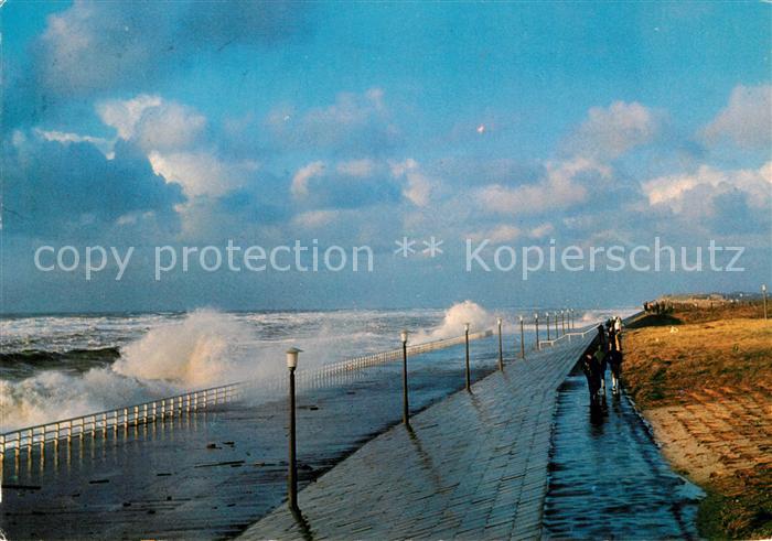 Westerland Sylt Sturmflut