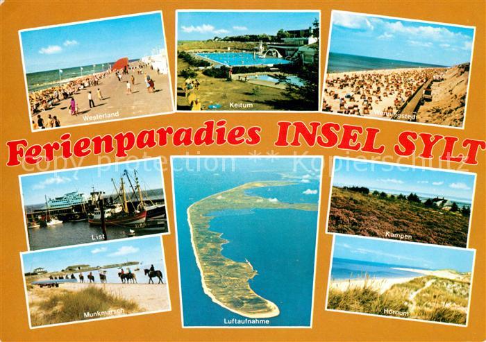 Insel Sylt Westerland Keitum Wellingstedt List Kampen Hoernum