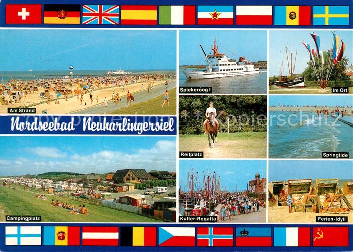 Neuharlingersiel Strand Campingplatz Kutter Regatta Ferienidyll Springtide Reitp