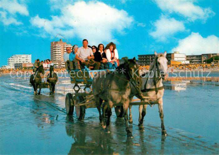 Cuxhaven Duhnen Nordseebad Wattwagen