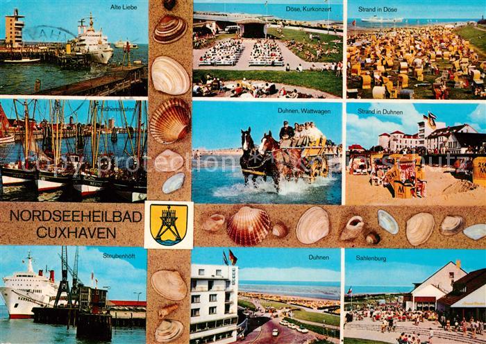 Cuxhaven Nordseebad Wattwagen Strand Alte Liebe Doese Sahlenburg Duhnen
