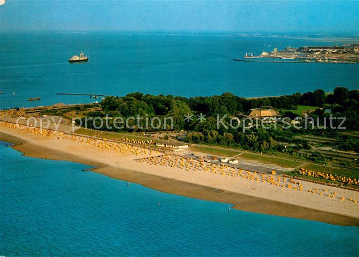 Cuxhaven Nordseebad Fliegeraufnahme Strand