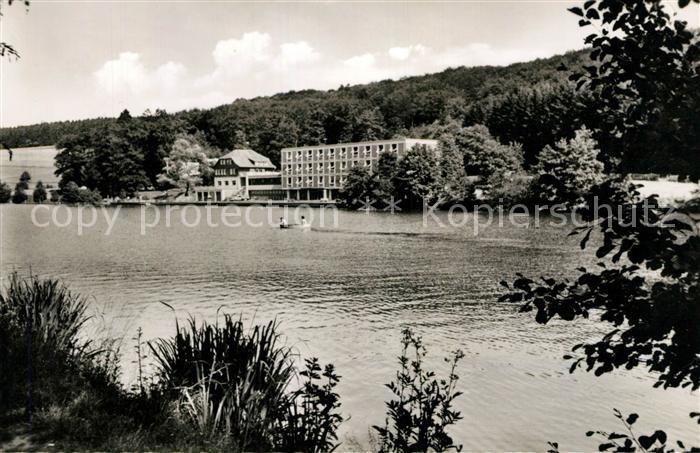 Hirzenhain Wetteraukreis Sanatorium Hillersbach Seepartie
