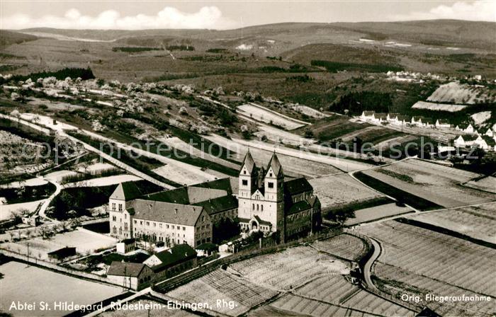 Eibingen Fliegeraufnahme Abtei St. Hildegard