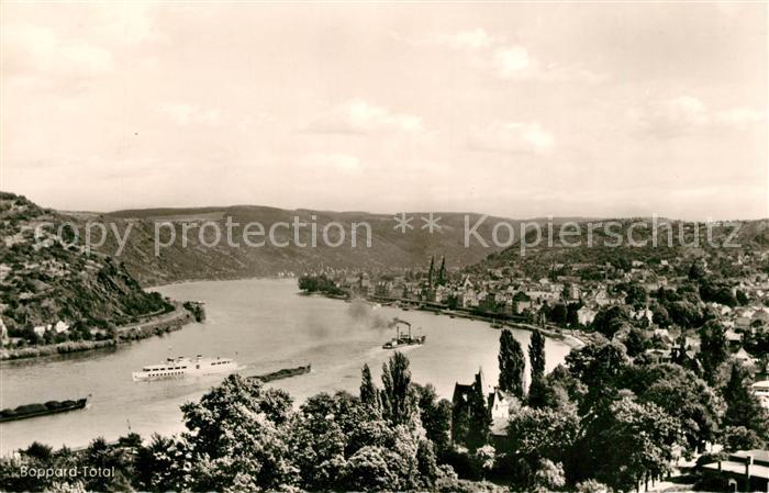 Boppard Rhein Fliegeraufnahme Rheinpartie