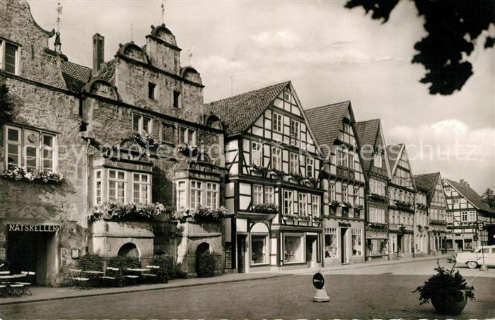 Rinteln Marktplatz mit Ratskeller