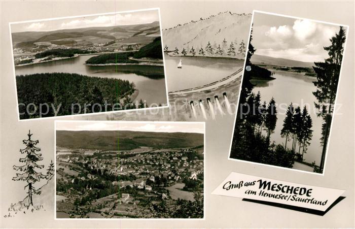 Meschede Fliegeraufnahme Stausee