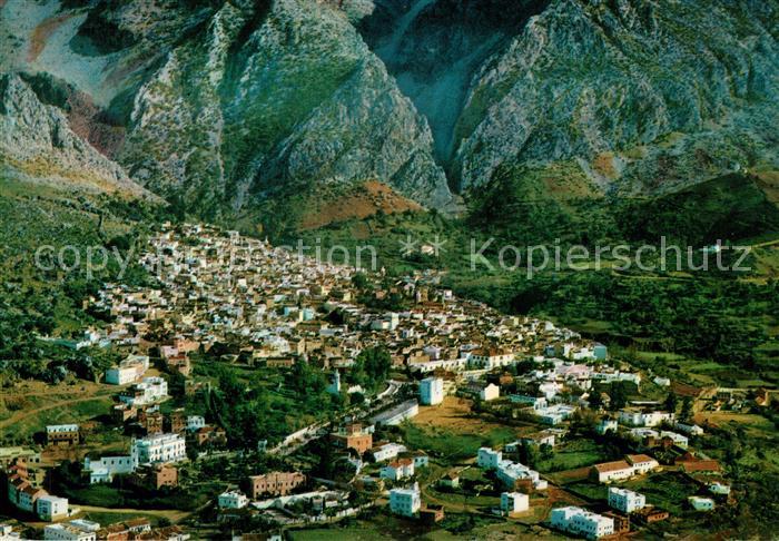 Chaouen Chefchaouen Fliegeraufnahme