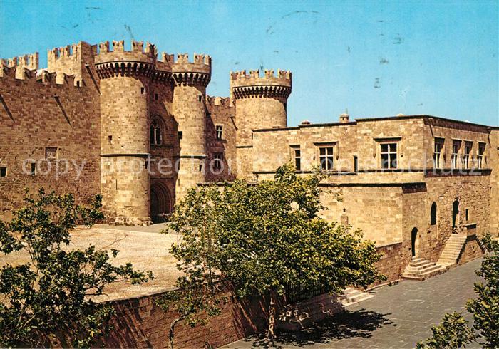 Rhodos Rhodes aegaeis Eingang des Grossmeisterpalastes