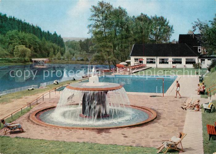 Diepental Talsperre Freibad Brunnen