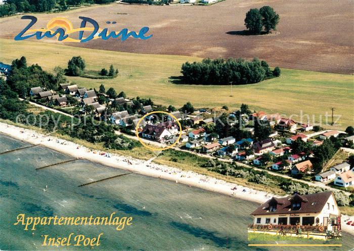 Insel Poel Fliegeraufnahme Appartementanlage Zur Duene