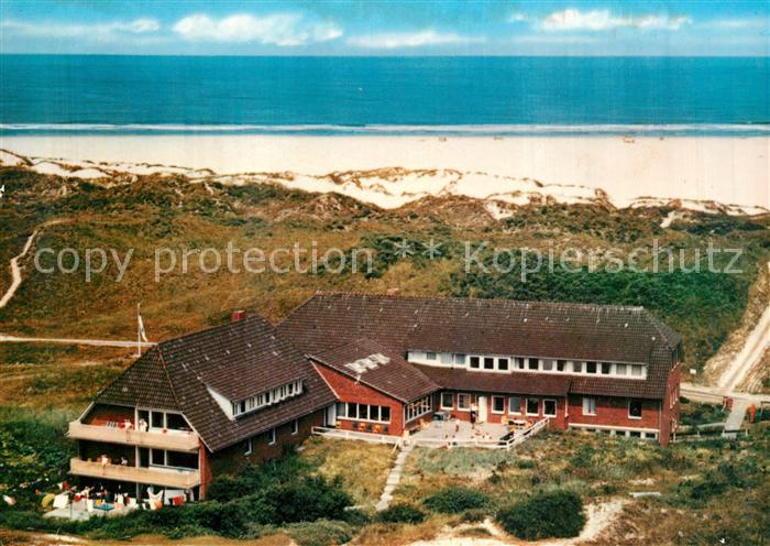 Spiekeroog Fliegeraufnahme Haus Wolfgang