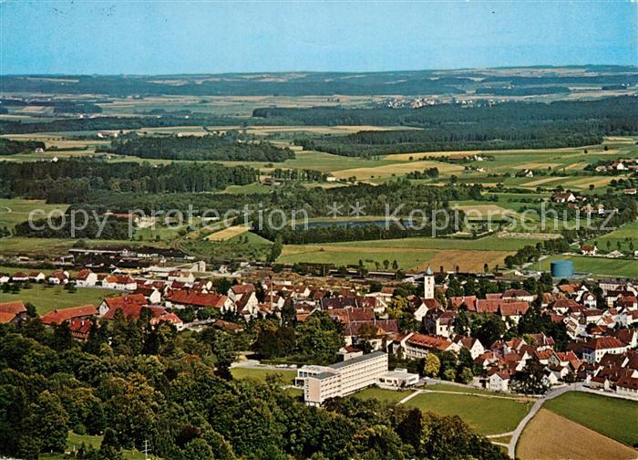 Aulendorf Fliegeraufnahme mit Parksanatorium