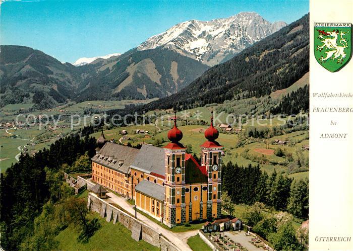 Admont Steiermark Fliegeraufnahme Wallfahrtskirche Frauenberg