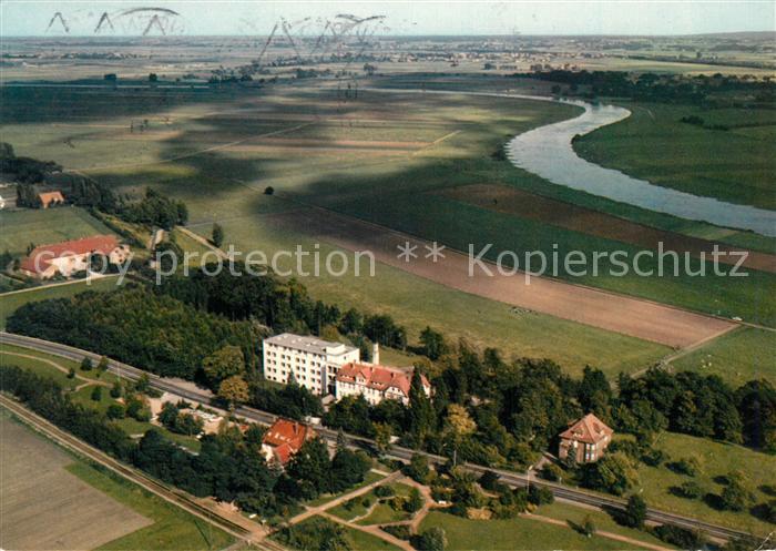 Petershagen Weser Moorbad Hopfenberg Fliegeraufnahme