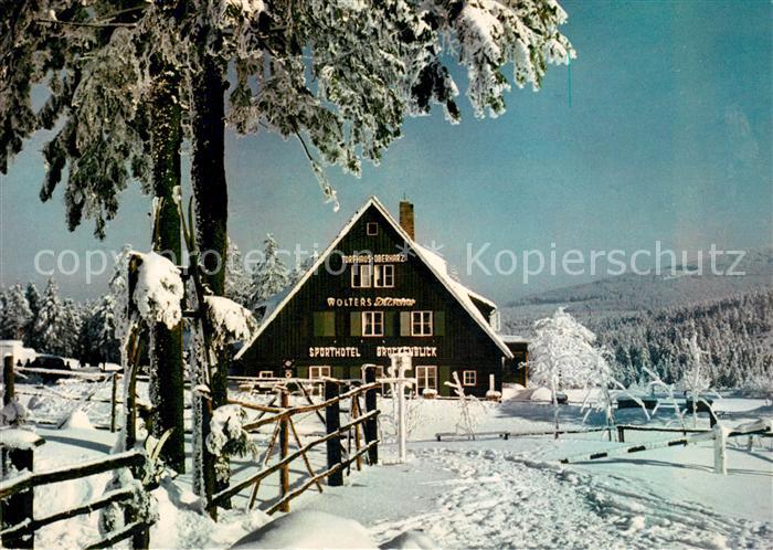 Torfhaus Harz Sporthotel Brockenblick Winterlandschaft