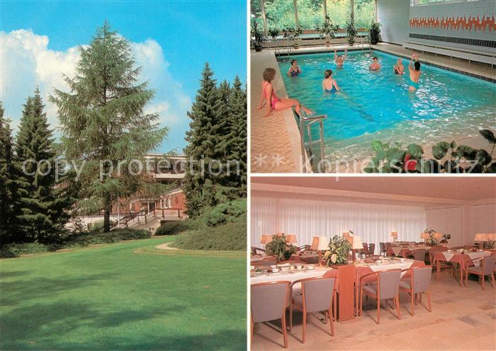 Bad Iburg Muetterkurheim Sankt Anna Restaurant Hallenbad Park