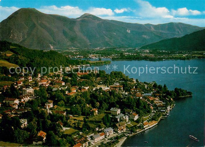 Tegernsee mit Wallberg und Blaubergen Fliegeraufnahme