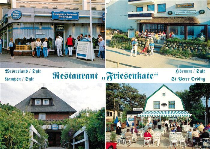 Insel Sylt Restaurant Friesenkate