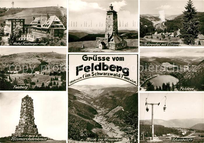 Feldberg Schwarzwald Hotel Feldberger Hof Bismarckdenkmal Feldbergturm Baerental