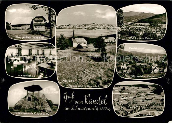 Kandel Breisgau Berggasthaus Kandelpyramide Bergkapelle Waldkirch Glottertal St