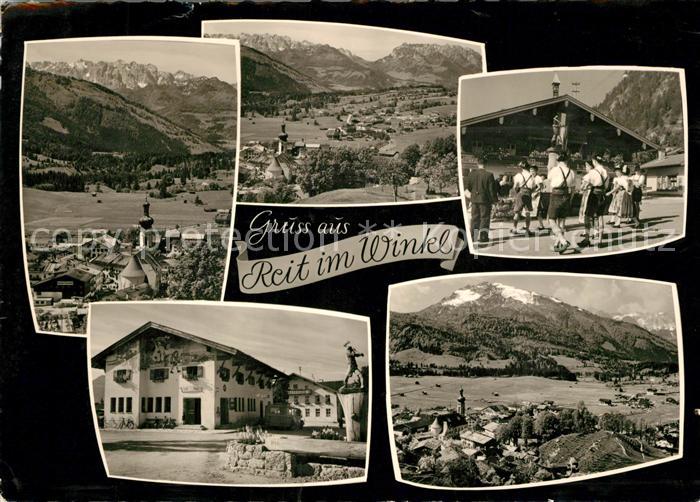 Reit Winkl Teilansichten Alpenpanorama Fliegeraufnahme