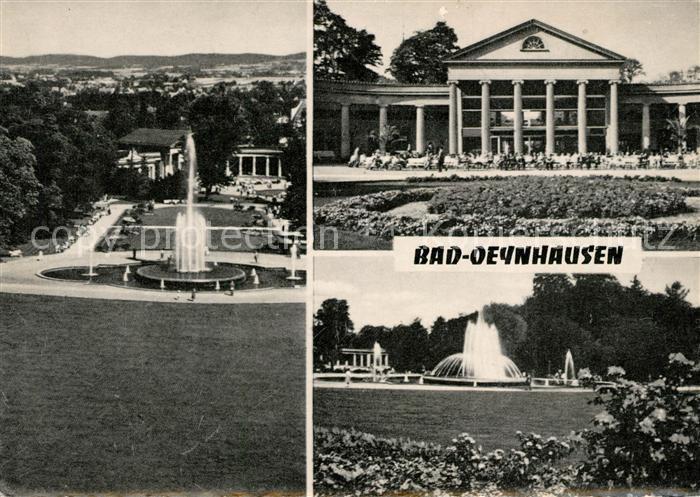 Bad Oeynhausen Wasserspiele Wandelhalle Kurgarten