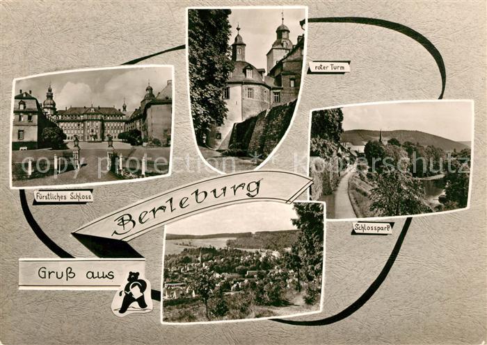 Bad Berleburg Fuerstliches Schloss Roter Turm Schlosspark