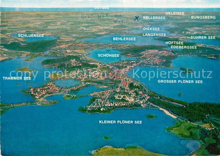 Malente-Gremsmuehlen Seenlandschaft Naturpark Holsteinische Schweiz Fliegeraufna