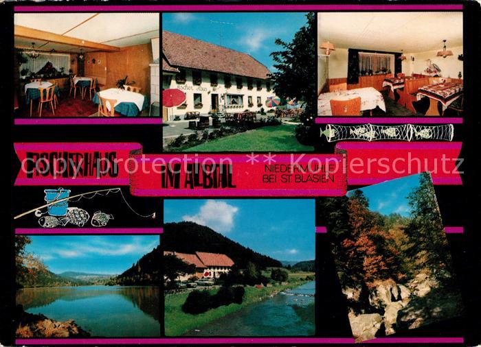 Niedermuehle Schwarzwald Fischerhaus im Albtal Landschaftspanorama Schluchsee