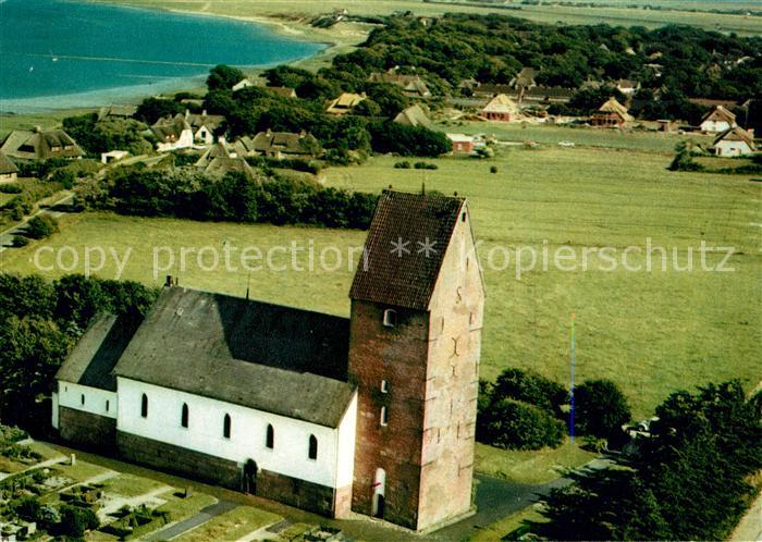 Keitum Sylt Kirche Luftkurort Fliegeraufnahme