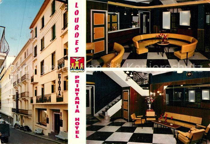 Lourdes Hautes Pyrenees Hotel Printania Foyer