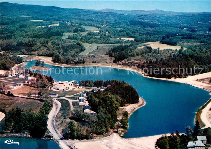 Egletons Lac et village de vacances VAL vue aéri